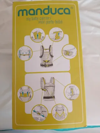 Mochila Portabebés Manduca Negra