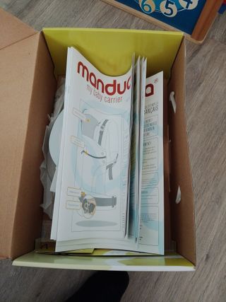 Mochila Portabebés Manduca Negra