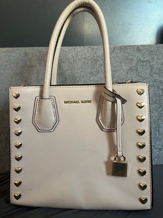Bolso Michael Kors Mercer M Piel Color Nude