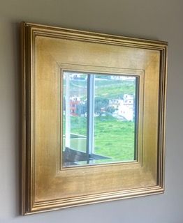 Espejo Dorado 70x70