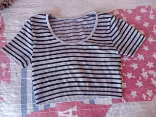 Camiseta Manga corta de rayas