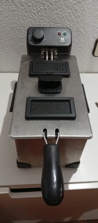 Freidora eléctrica con cesta de 3 litros 