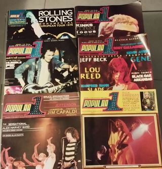 6 revistas Popular Años 1975,  1976.