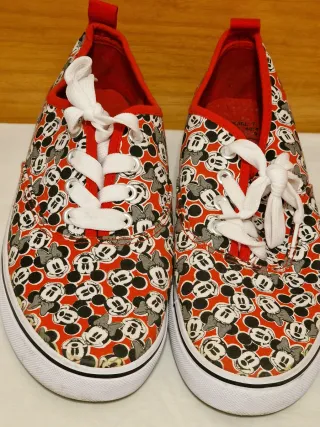 Lote 2 Pares Zapatillas Lona Disney + Coral