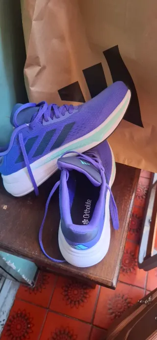 Adidas Response Super M Talla 46 Morado/Turquesa