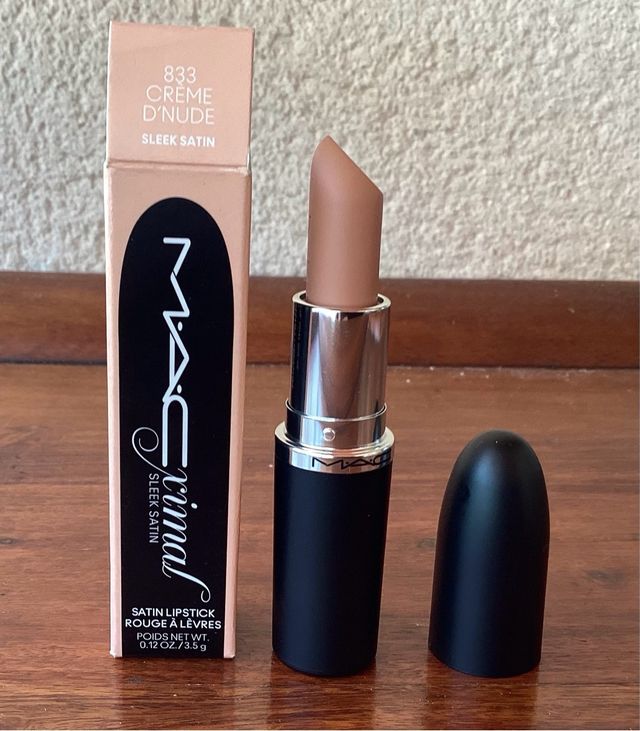 MAC Lipstick Satin 833 Creme D’Nude