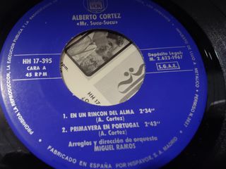 Vinilo Alberto Cortez Mr. Sucu-Sucu