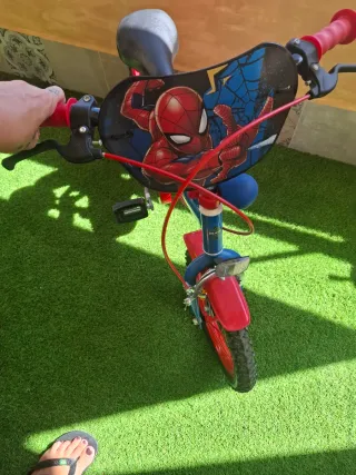 Bicicleta infantil Spiderman