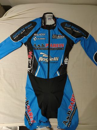 Mono de triatlón/ciclismo azul