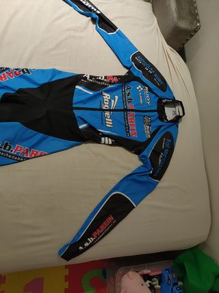 Mono de triatlón/ciclismo azul