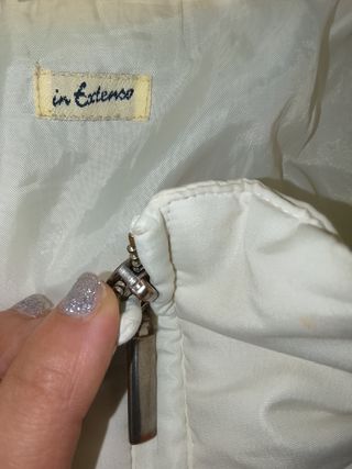 Cazadora acolchada mujer blanca