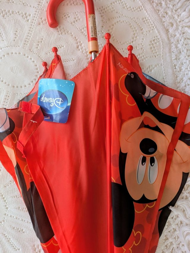 Paraguas de Mickey Mouse. Nuevo con etiqueta