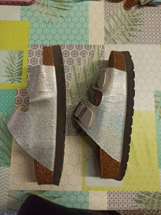 Sandalias D.Franklin Plata Talla 38
