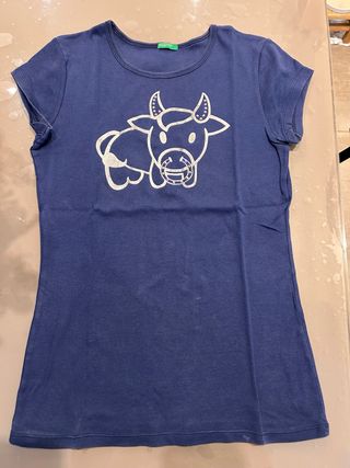 T-shirt United Colors of Benetton blu