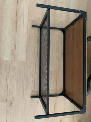Mesa de centro madera y metal