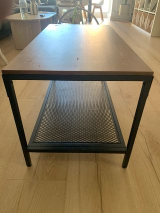 Mesa de centro madera y metal