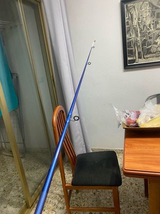 Caña de pescar mar 4.20m con carrete 