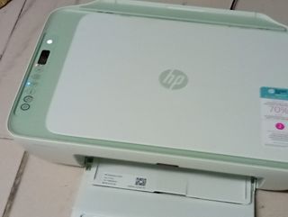 Impresora Multifunción HP Verde y Blanca