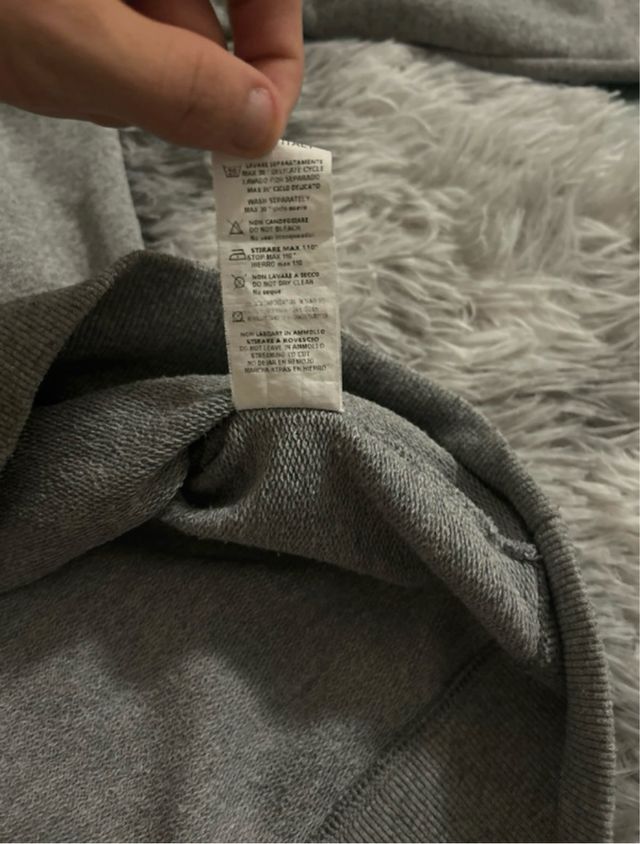 Felpa Supreme grigia taglia L