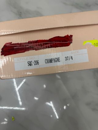 Sandali gioiello oro rosa n.37