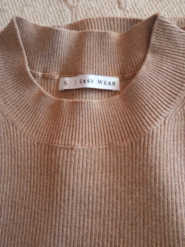 Vestido largo beige EASY WEAR talla S