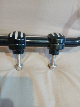 Manillar negro para moto custom 