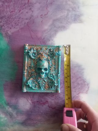 Baldosa Escayola Decorada Calavera