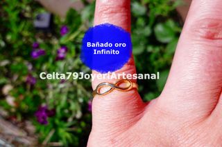 Anillo Infinito Chapado en Oro