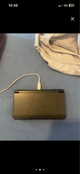 Nintendo 3DS Nera, con caricabatterie 