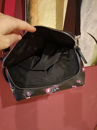 Bolso Desigual Negro Flores
