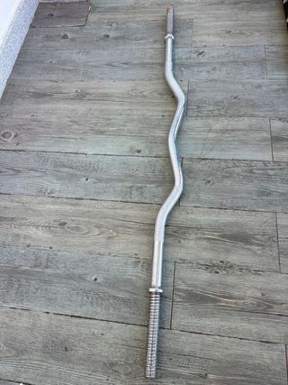 Barra Z Curl Cromada