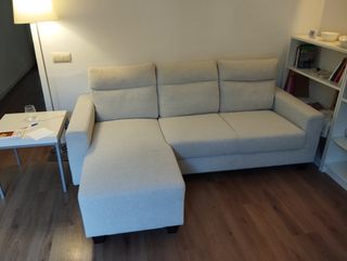 Sofá con Chaiselongue Bollstanas Ikea 