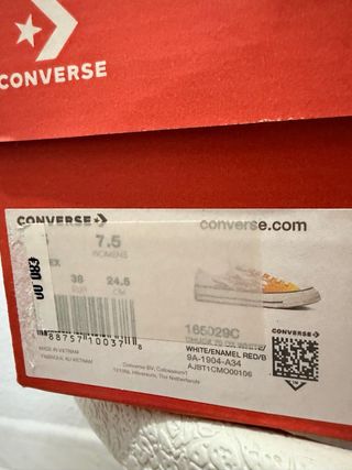 Converse Chuck Taylor Ox Flames Talla 38