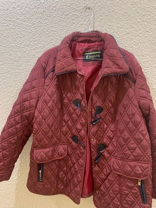 Chaqueta acolchada Jump & Fish mujer roja