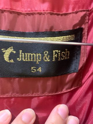 Chaqueta acolchada Jump & Fish mujer roja