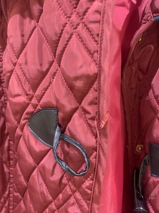 Chaqueta acolchada Jump & Fish mujer roja