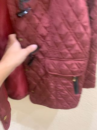 Chaqueta acolchada Jump & Fish mujer roja