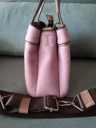 Bolso Parfois rosa y marrón