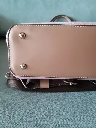 Bolso Parfois rosa y marrón