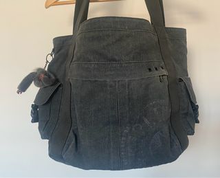 Bolso Kipling Tejano Gris