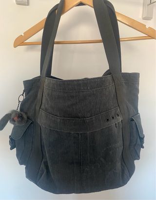 Bolso Kipling Tejano Gris