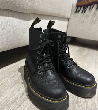 Botas Dr. Martens Negras Jadon III piel.
