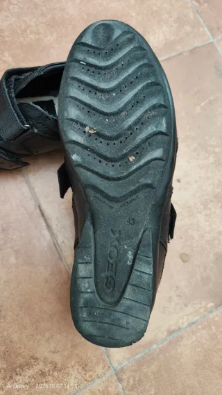 Zapatos Geox Talla 43 Negros