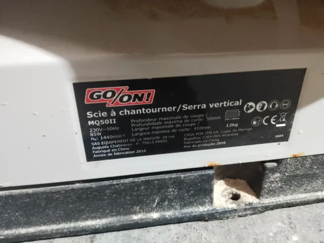 Sierra de calar de mesa