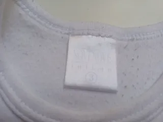 Magliette intime bimbo bianche felpato-3 pezzi