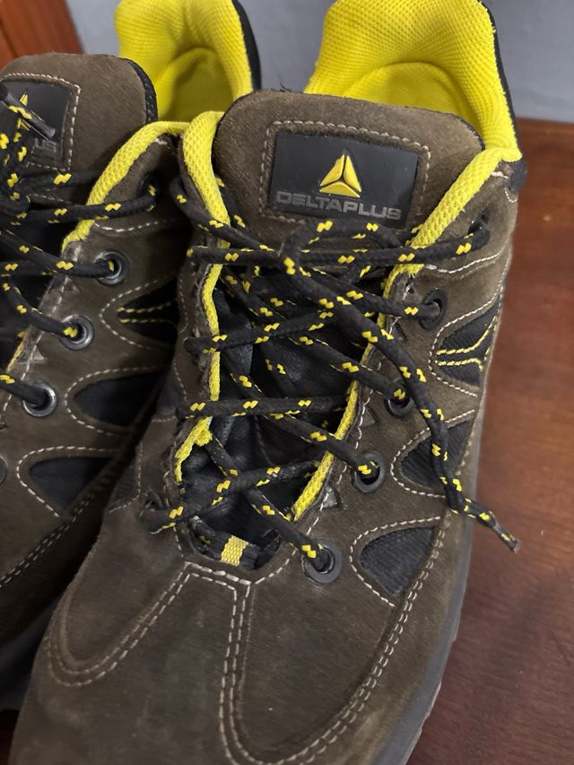 Zapatos de trabajo Delta Plus Marrón/Amarillo