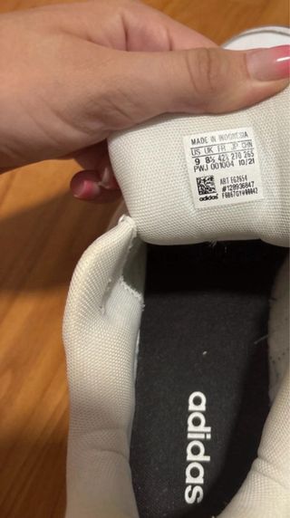 Zapatillas Adidas Blancas y Azules