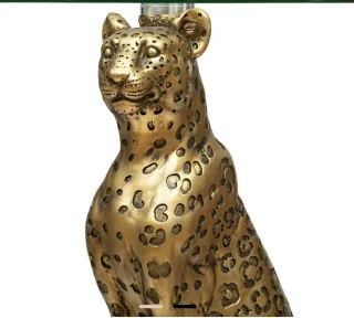 Mesa auxiliar leopardo cristal