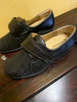 Zapatos Alviflex Ortopédicos Talla 40 Negros