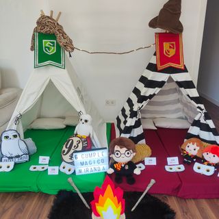 Fiesta de pijamas con tipis
